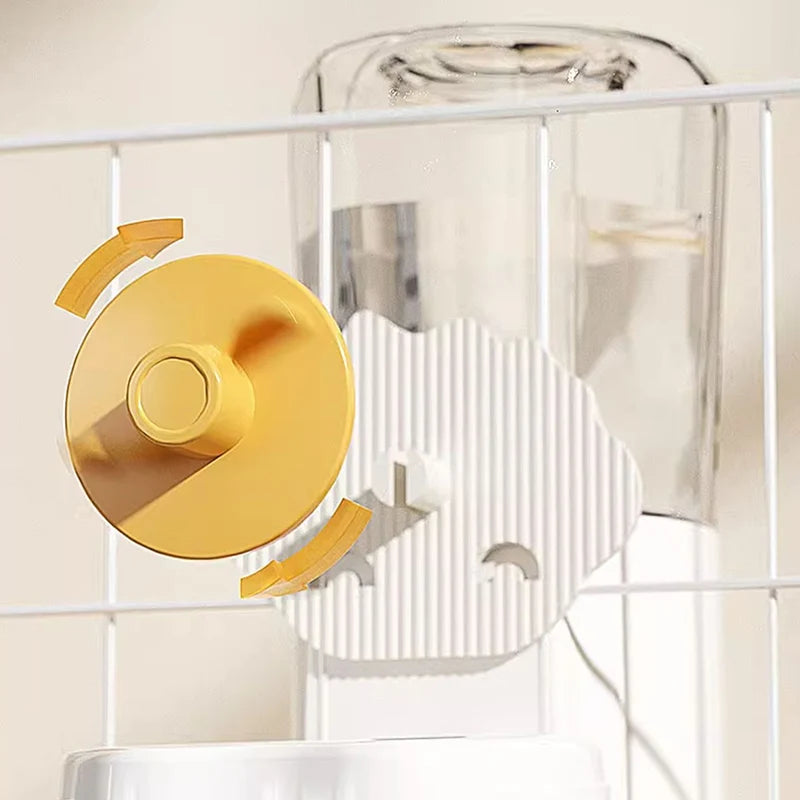 HOOPET Dog Cat Automatic Food Feeder Water Drinker Bottle Puppy Kitten Hanging Food Dispenser Water Container Pet Supplies