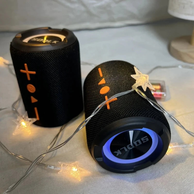 Outdoor Waterproof TWS Stereo Sound 20W RGB Light 3D Surround Put Together Wireless Bloutooth Speaker Portable Audio Player