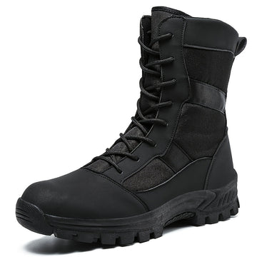 Mens Heavy-Duty Work Boots - Durable & Slip-resistant - Perfect for Outdoor Adventures and Job Sites