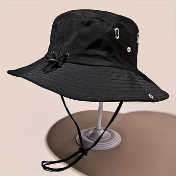 Sun Protection Wide Brim Bucket Hat, Breathable Foldable UV Protection Cap For Hiking Camping Fishing Hunting