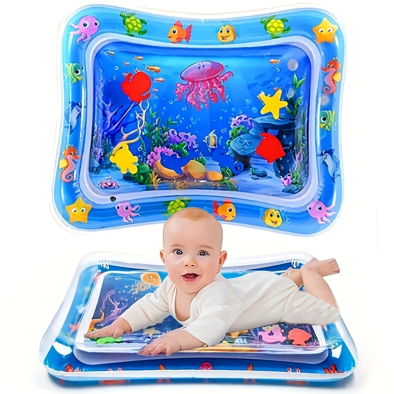 1pc Premium Inflatable Water Mat for Infants and Toddlers - Fun Activity Center for Tummy Time and Stimulation Growth, Christmas, Halloween, Thanksgiving gift